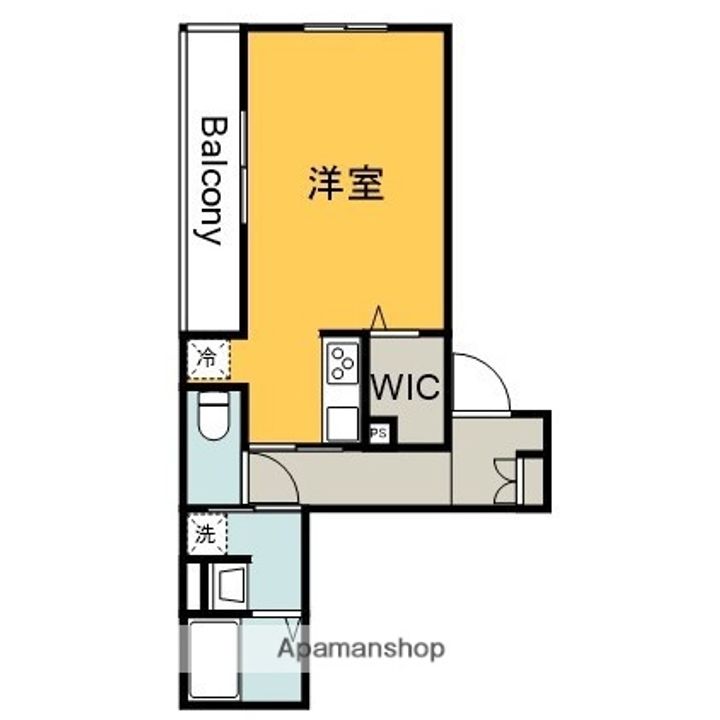 広島県広島市南区段原4丁目の賃貸アパート203の間取り