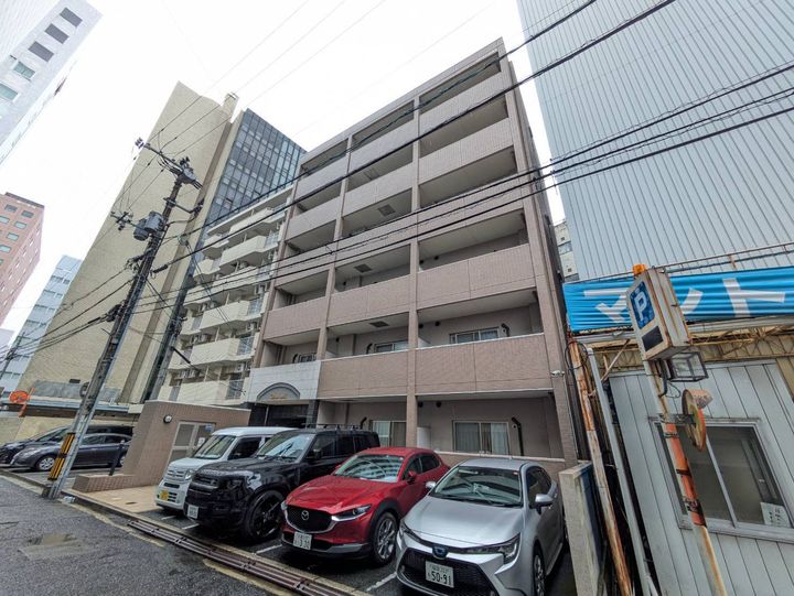 広島県広島市南区稲荷町の賃貸マンションの外観