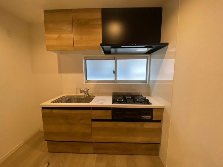 広島県広島市佐伯区五日市中央4丁目の賃貸アパートのキッチン