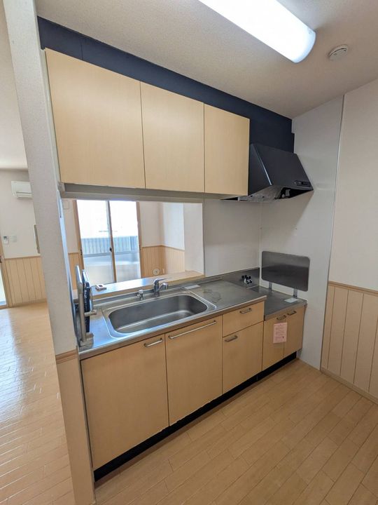広島県広島市安佐南区上安1丁目の賃貸アパートのキッチン