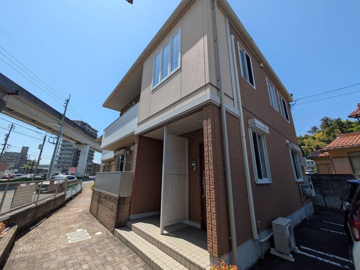 広島県広島市安佐南区上安1丁目の賃貸アパートの外観