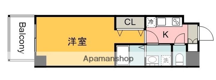 広島県広島市安佐南区古市3丁目の賃貸マンション702の間取り