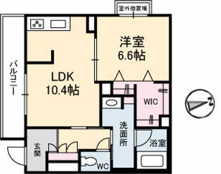 べレオ22の間取り