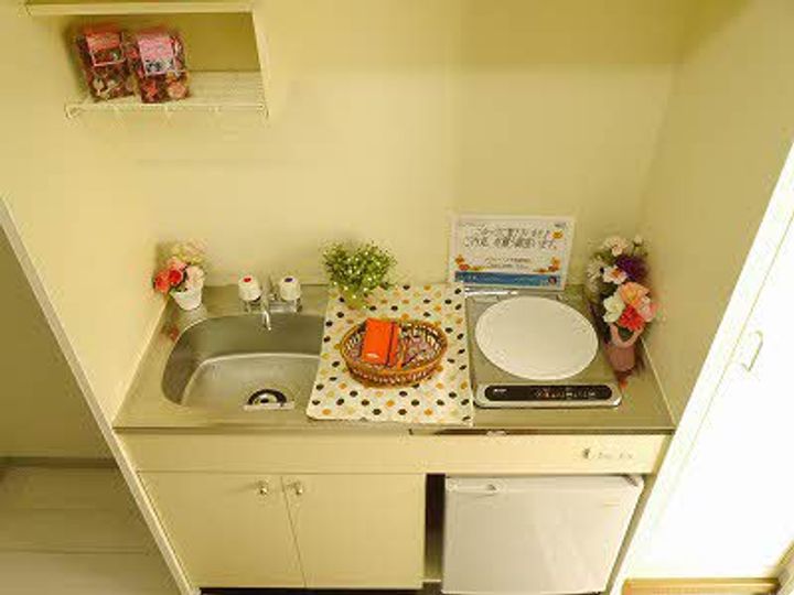 広島県広島市中区光南3丁目の賃貸アパートのキッチン