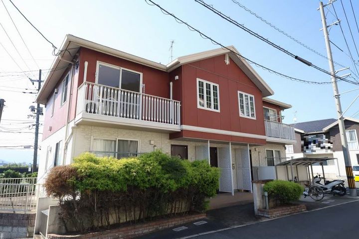広島県広島市東区戸坂惣田1丁目の賃貸アパートの外観