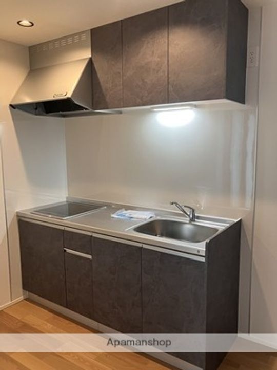 広島県広島市西区井口明神3丁目の賃貸アパートのキッチン