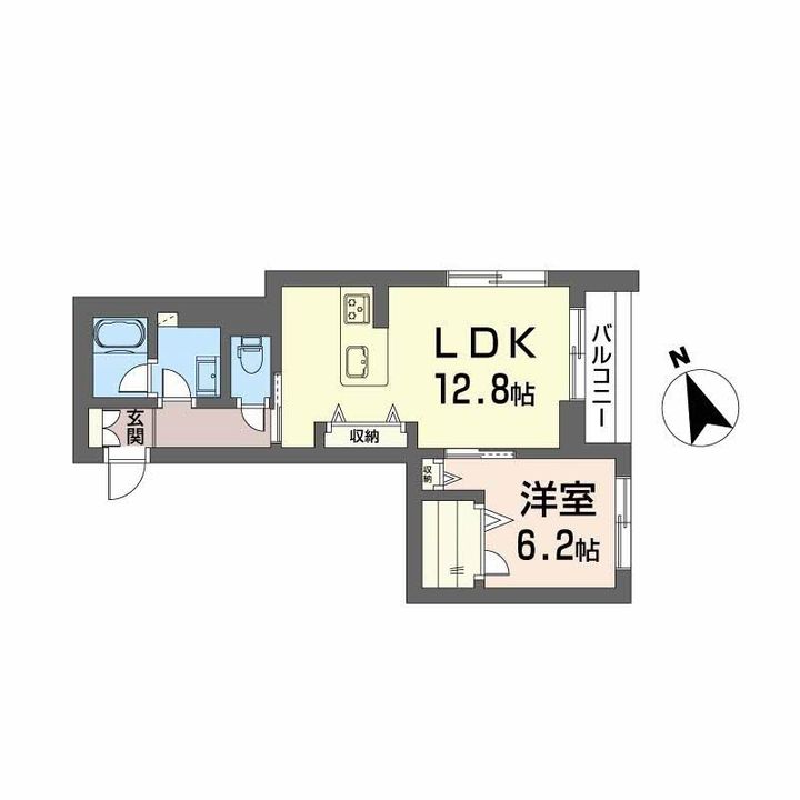 広島県広島市安佐南区伴中央4丁目の賃貸マンションの間取り