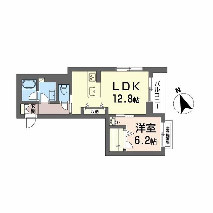 広島県広島市安佐南区伴中央4丁目の賃貸マンションの間取り