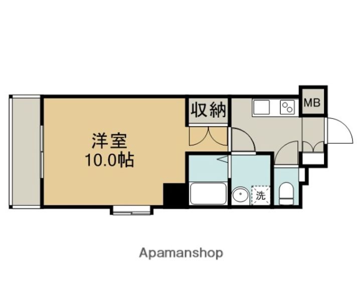 広島県広島市安佐南区古市1丁目の賃貸マンションの間取り