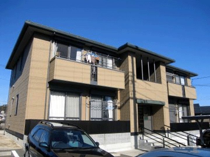 広島県広島市西区高須台4丁目の賃貸アパートの外観