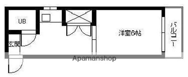 広島県広島市南区東雲本町1丁目の賃貸マンションの間取り