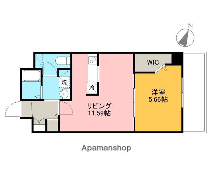 西蟹屋K.K702の間取り