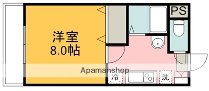 パルコープⅡ305の間取り