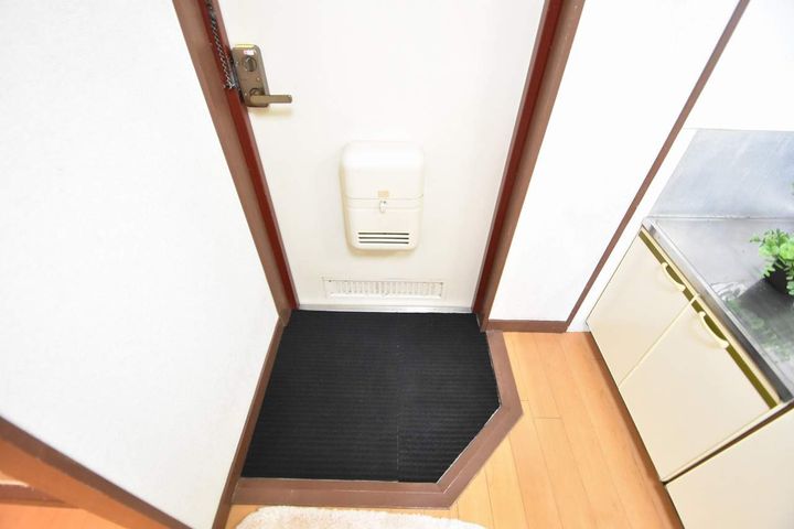 にっしょくビル401号室の玄関