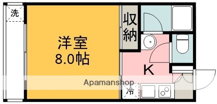 アビリオ西条中央の間取り