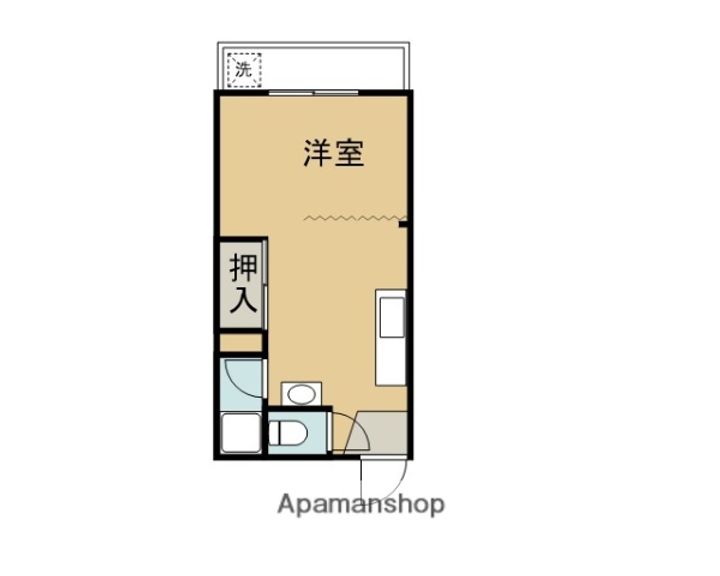 広島県東広島市西条町寺家の賃貸アパートの間取り