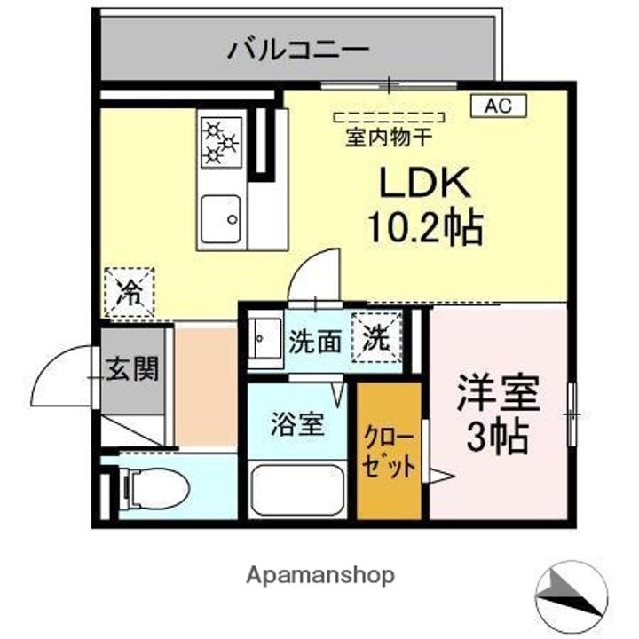 メルベーユの間取り