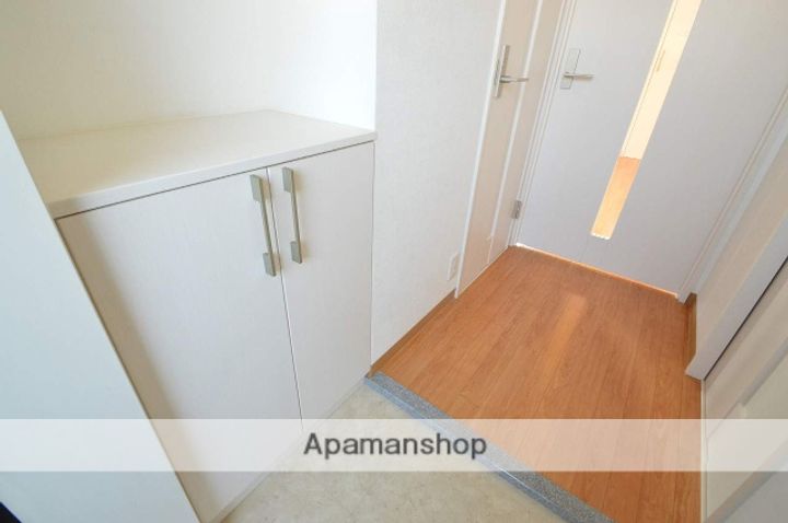 広島県東広島市西条町西条東の賃貸マンションの玄関