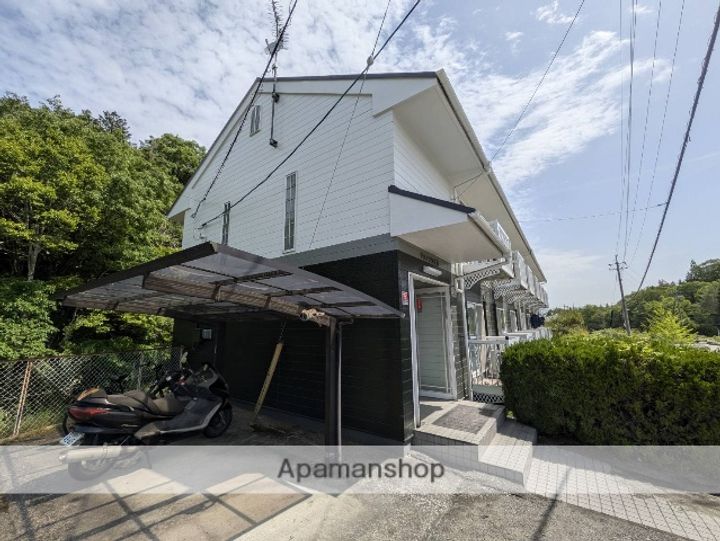 広島県東広島市西条町田口の賃貸アパートの外観