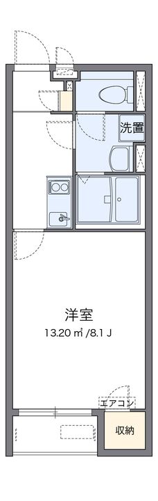 クレイノアビタシオン105の間取り