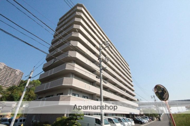 広島県広島市西区竜王町の賃貸マンションの外観