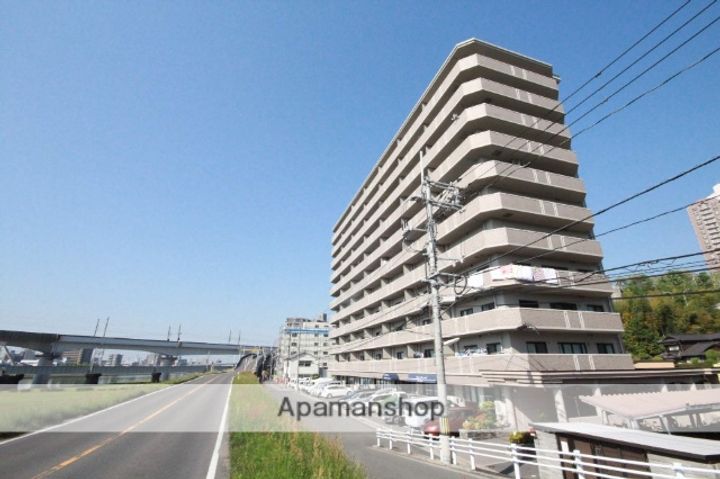 広島県広島市西区竜王町の賃貸マンションの外観