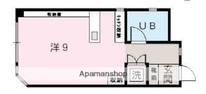 広島県広島市南区出汐1丁目の賃貸マンションの間取り
