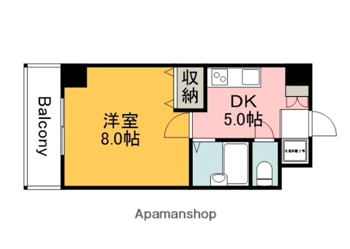プーテゥジュール4番館の間取り