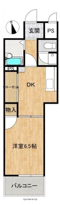 オルゴグラード広島の間取り