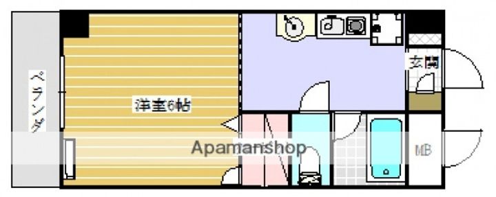 ラポール小町の間取り