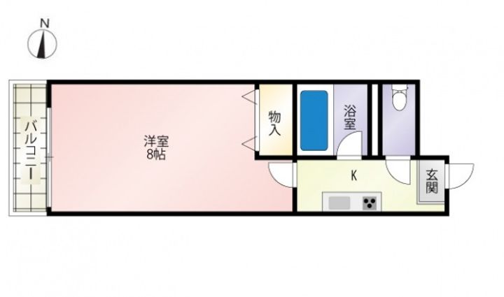 コンフォートNビルの間取り