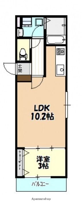 リノリノ+FK中筋3丁目の間取り