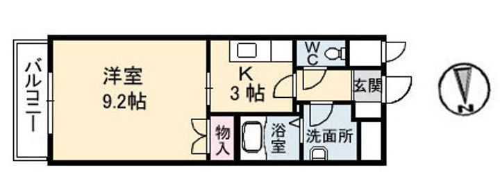 クレール光が丘の間取り