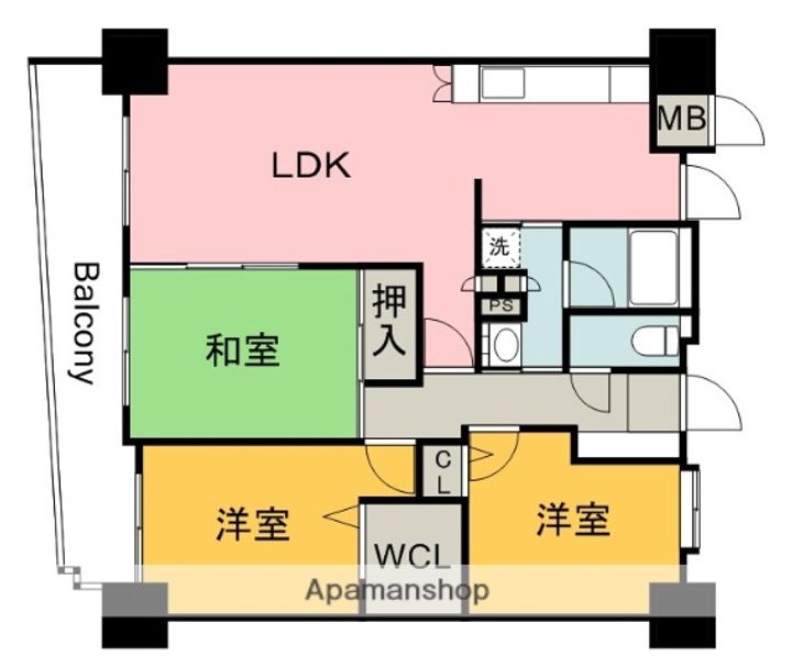 J’CITY古市駅前の間取り
