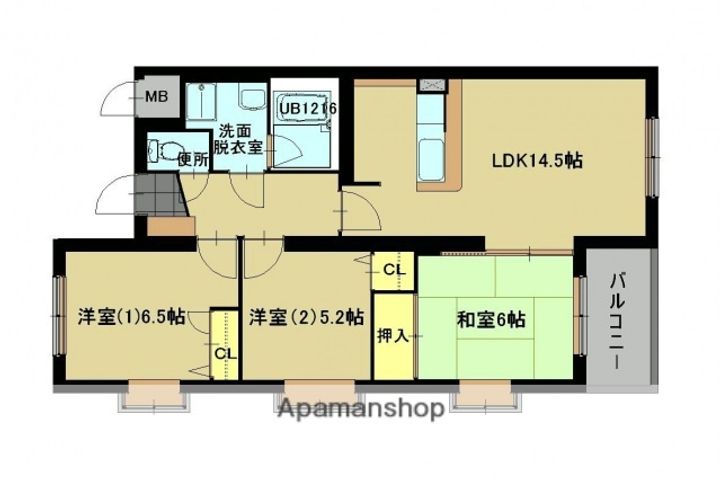 ネオスA館の間取り