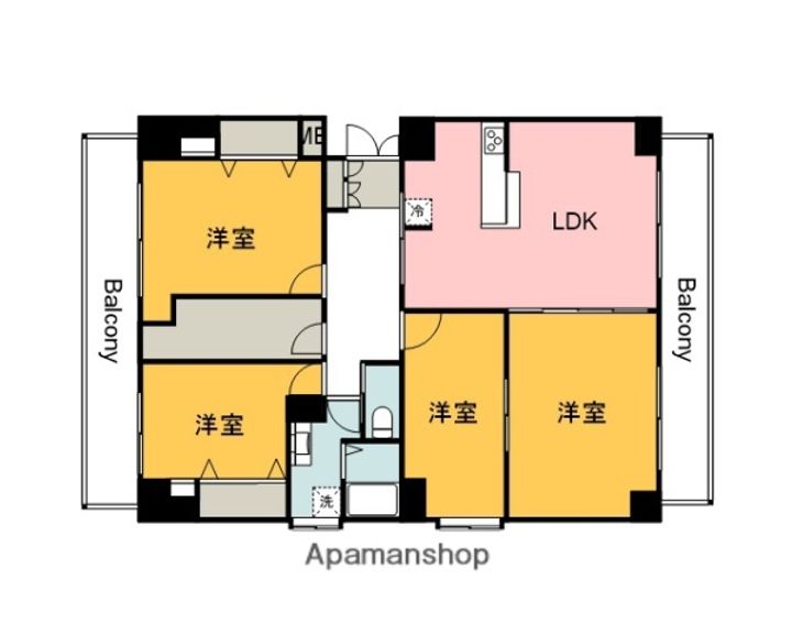 ハイム川内の間取り
