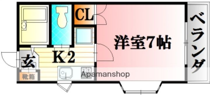 レジデンス上安の間取り