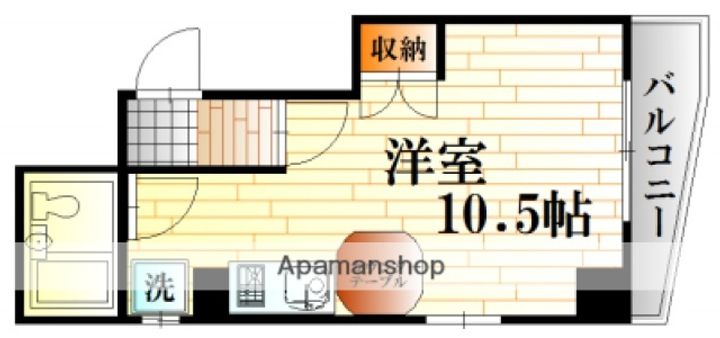 Y’Z B.L.D緑井202の間取り