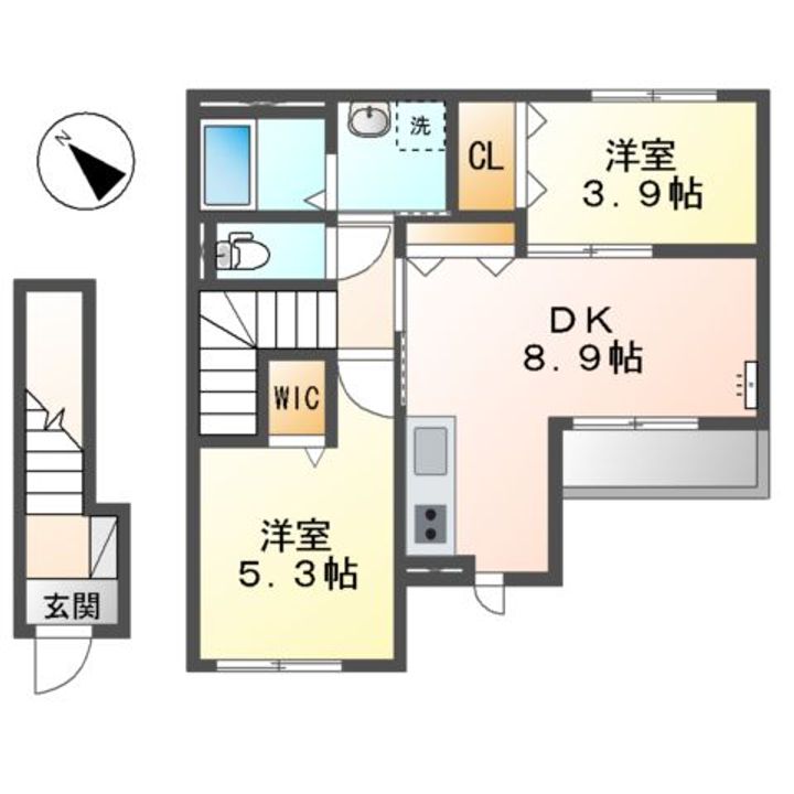 スターテラス長楽寺の間取り