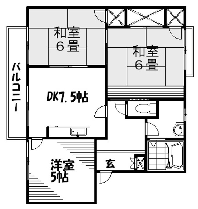 フレグランス上野の間取り