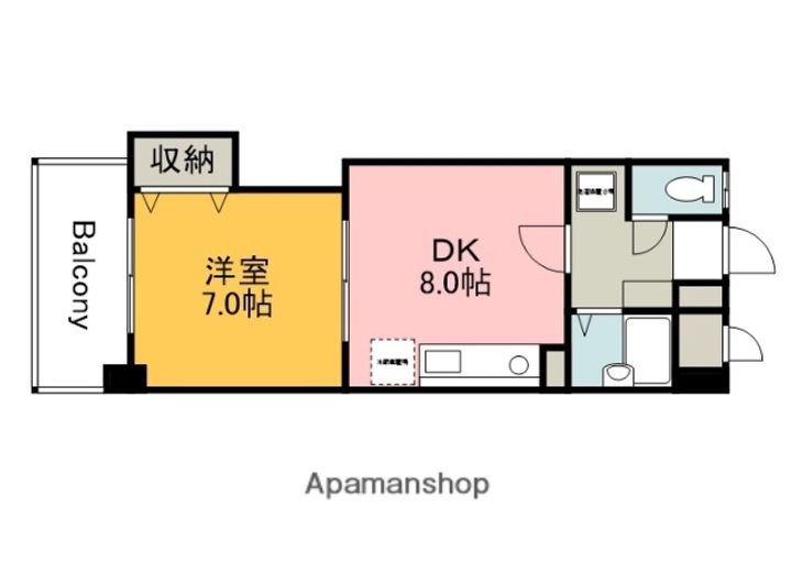 RYOKOビル204の間取り