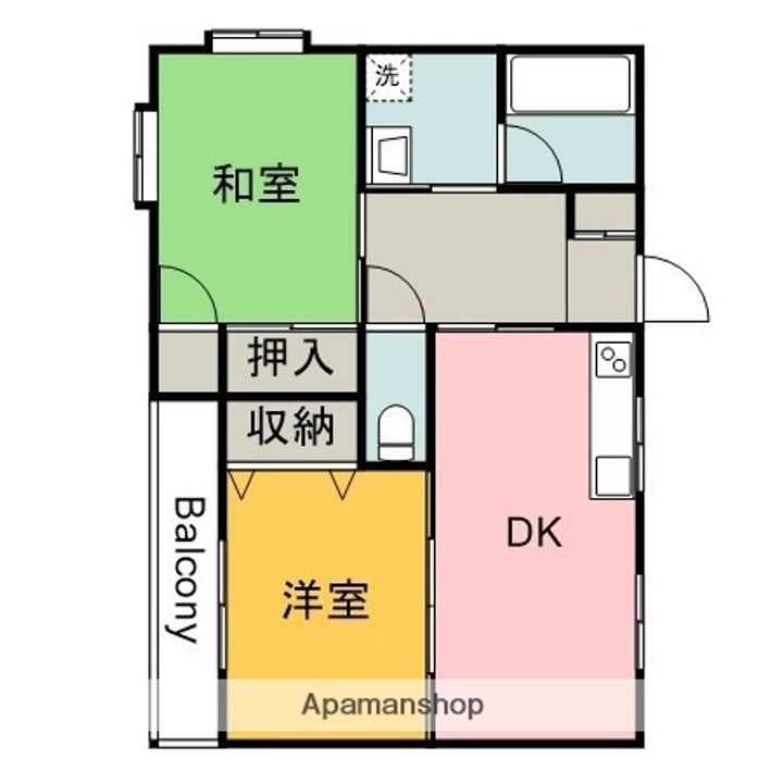 サンピア21ナカムラの間取り