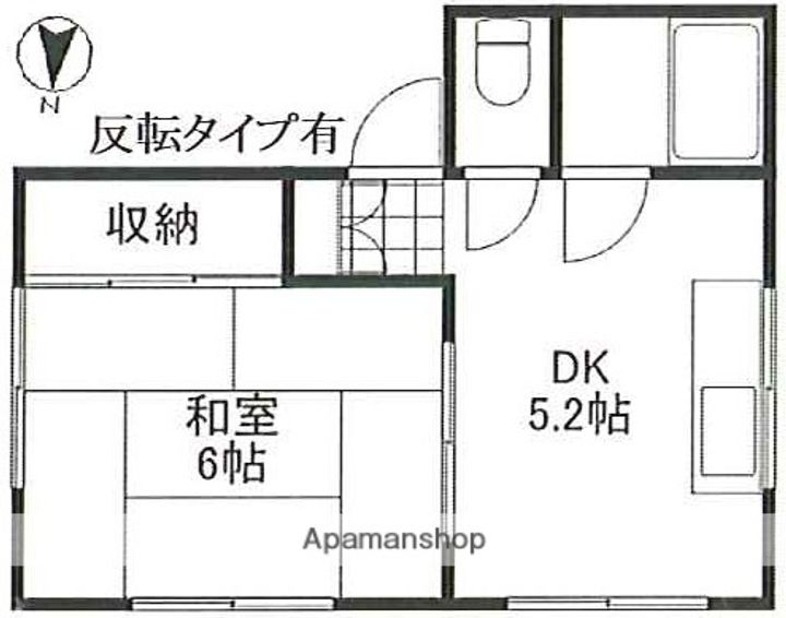 檜野皮ビルの間取り