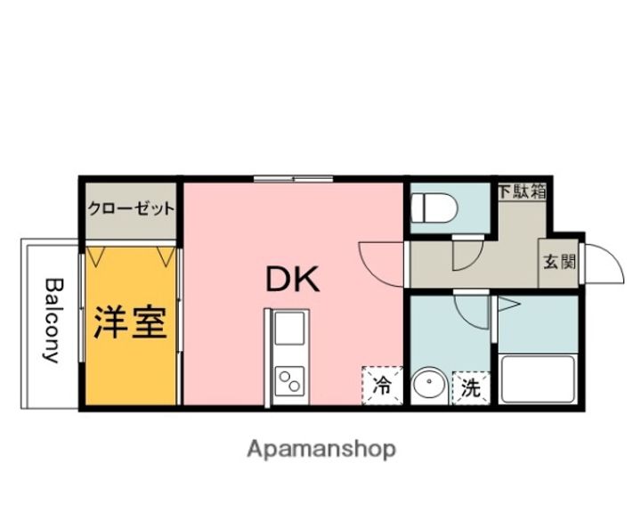 セブンプロート五日市リバーサイドⅡの間取り