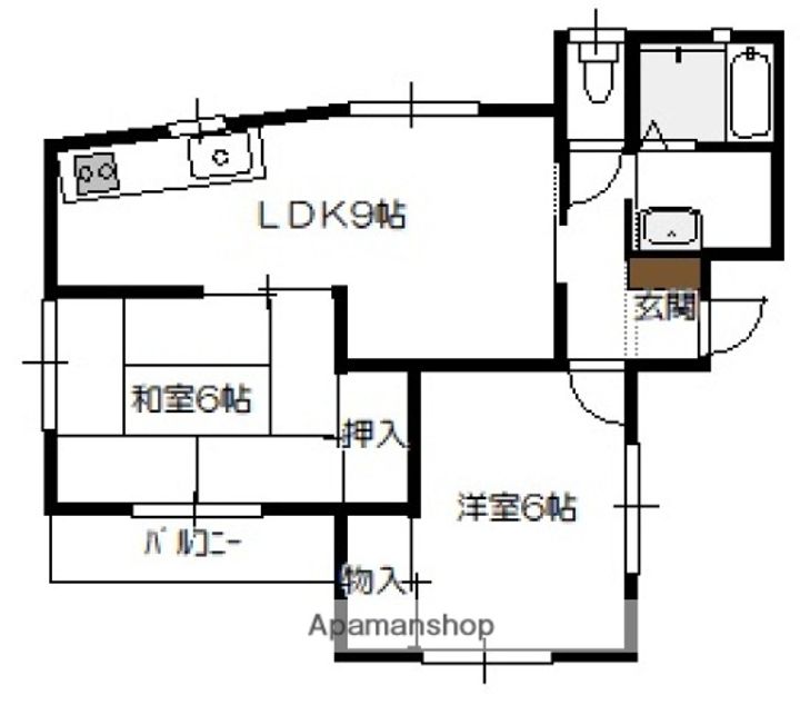 ハイム串戸の間取り
