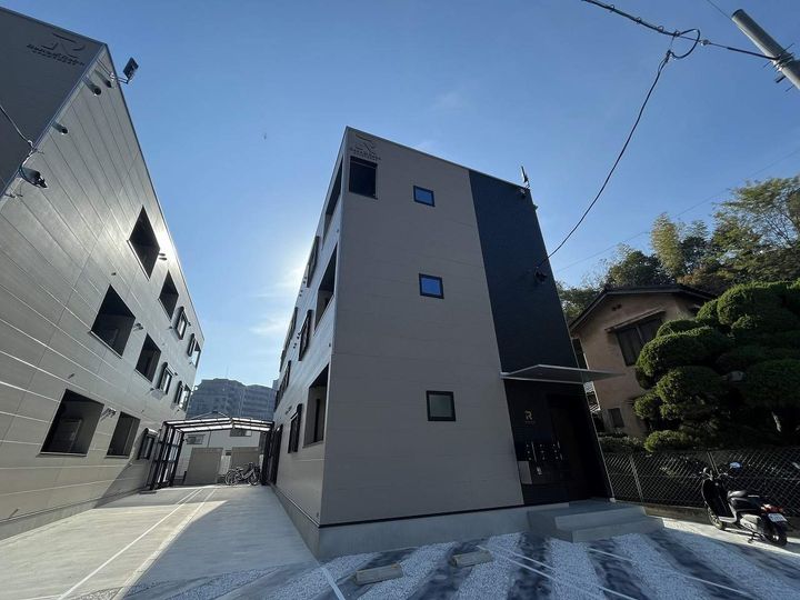 広島県広島市西区竜王町の賃貸アパートの外観