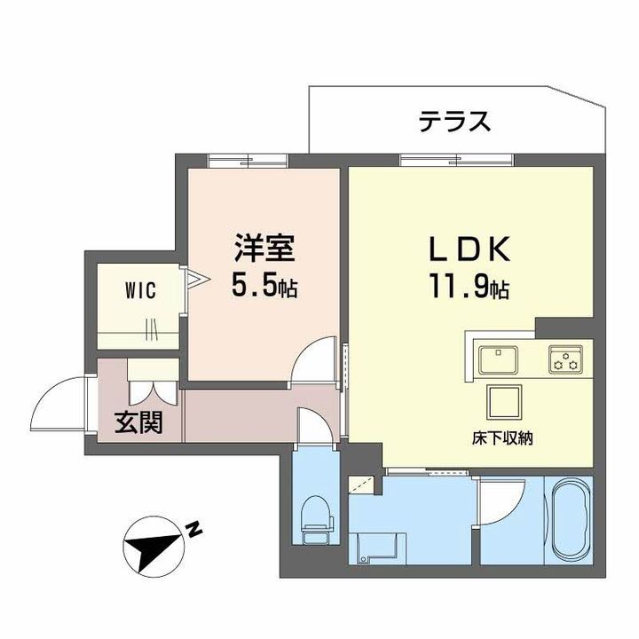 ADONIS長束の間取り