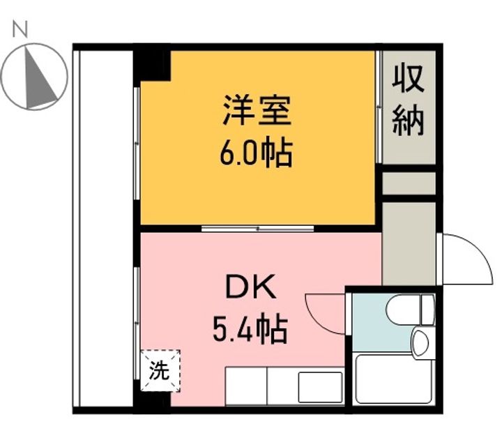 金子ビル0306の間取り