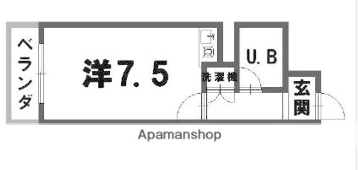 ライオンズマンション西霞町第2302の間取り