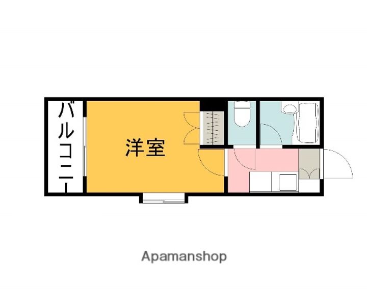 広島県広島市西区庚午北1丁目の賃貸マンションの間取り